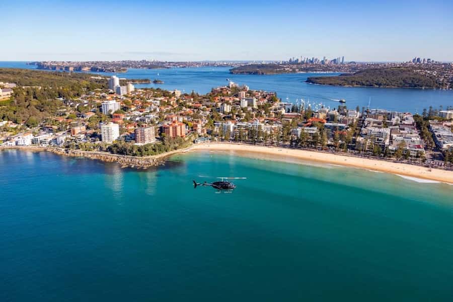 30-minute Private Sydney Harbour Helicopter Tour for 2 - Dee Why and Curl Curl: seeing Sydney’s north coast make sense