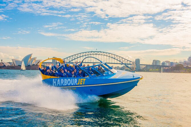 30-Minute Sydney Harbour Jet Boat Ride: Jet Blast - Opera House, Harbour Islands, Watsons Bay, and Rose Bay from the water