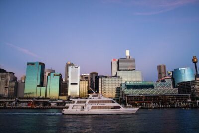 Australia Day Dinner and Fireworks Cruise on Sydney Harbour - Dinner setup: a three-course buffet with carvery and seafood