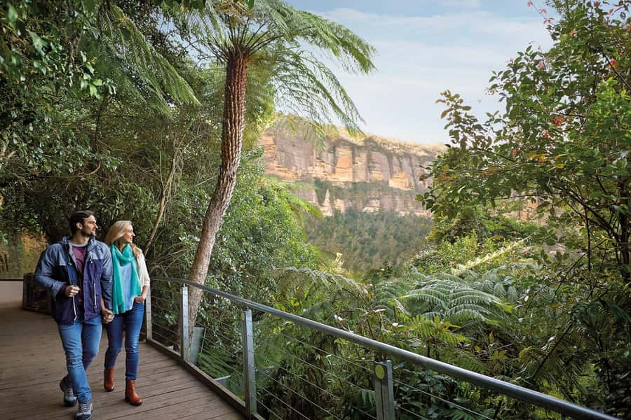 Blue Mountains day tour with Cruise, Scenic world pass & Zoo - Scenic World: cable car, Skyway, steep railway, and a rainforest walkway