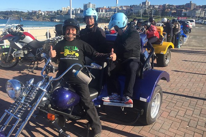 Eastern Sydney Panorama trike tour - Riding over and going under the Sydney Harbour Bridge