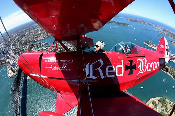 Intense Aerobatic Experience in the Open Canopy Red Baron Pitts Special - Should you book the aerobatic flight over Sydney?