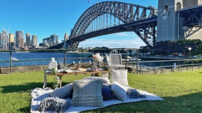 Luxury Picnic for 2 with Sydney Harbour Views at Kirribilli - Your 2-hour picnic setup: comfort, styling, and zero hassle