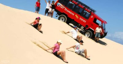 Port Stephens: Dolphin, Lunch, Koalas&Sandboarding -Mandarin - Getting there: express premium coach pickups and meeting points