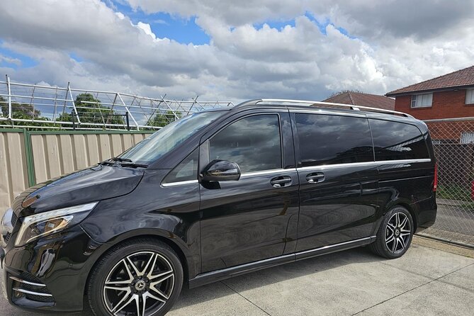 Private Sydney Airport-Sydney CBD, Sydney City, Cruise Terminal - Olympic Park, Randwick Racecourse, and medical or event-related stops
