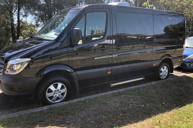 Private Transfer FROM Sydney CBD to Sydney Airport 1 to 5 people - The Mercedes Minivan Ride: Comfort You Feel on the Last Mile