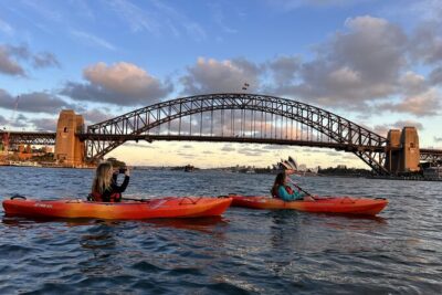 Sunset Paddle Session on Sydney Harbour (single kayak) - The 90 Minutes of Paddling: What Single Kayak Really Means