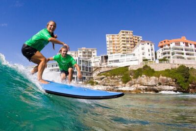 Surfing Lessons on Sydney's Bondi Beach - Where you meet at Lets Go Surfing (and why the location matters)
