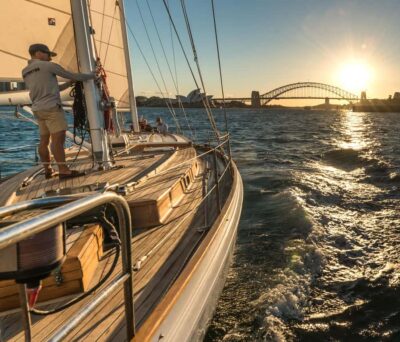 Sydney: Exclusive Sydney Harbour Cruise on a Classic Yacht - Opera House and Harbour Bridge, seen from the right angle