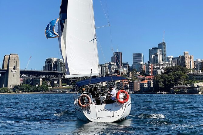 Sydney Harbour Sailing Experience - From Fort Denison toward Vaucluse: the long scenic sweep