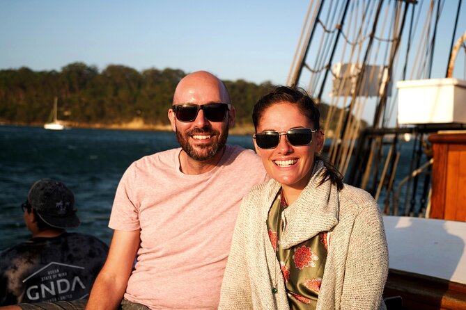 Sydney Harbour Tall Ship Wine & Canapes Evening Cruise - Fort Denison, Taronga Zoo, and Luna Park: fun views with calmer energy