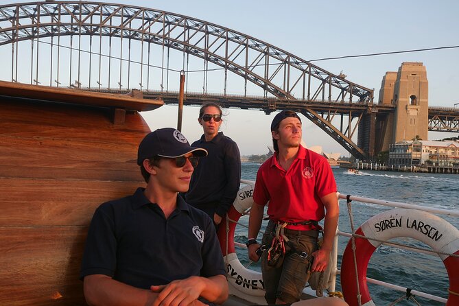 Sydney Harbour Tall Ship Wine & Canapes Evening Cruise - Onboard vibe: small ship, music, and service that keeps things flowing