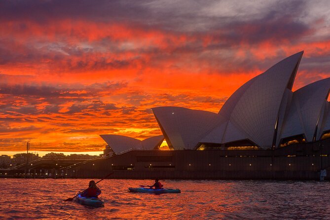 Sydney LED Lit Kayak Tour of the Opera House and Bridge - Stop 2: Paddling near the Sydney Harbour Bridge for classic photos