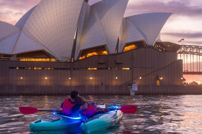 Sydney LED Lit Kayak Tour of the Opera House and Bridge - Sunrise bonus: $20 at Navy Bear Café next door