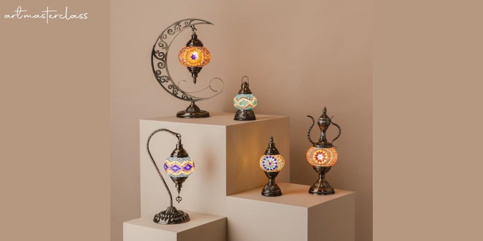Sydney: Mosaic Art Classes - Turkish Lamp Workshop - What you take home, and how to enjoy it after