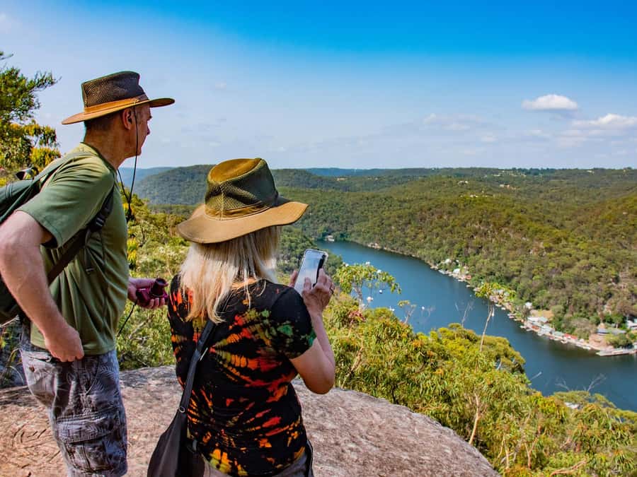 Sydney: Nature and Wildlife - Australia in One Day - Hawkesbury River coffee break and the move toward coastal bush