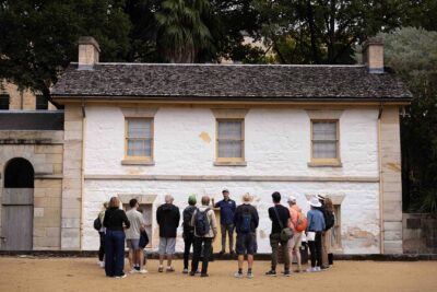 Sydney Origin Story Walk in The Rocks - Foundation Park and Campbells Cove: ruins, shipping, and why the Harbour matters