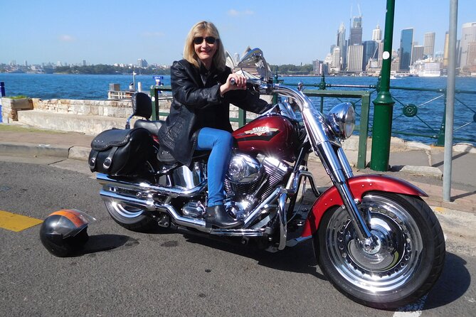 The 3 Bridges Harley Tour - see the main iconic bridges of Sydney on a Harley - Gladesville Bridge: concrete-span perspective and that 1964 detail