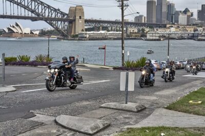 The 3 Bridges Harley Tour - see the main iconic bridges of Sydney on a Harley - Getting on and getting ready: pickup, meeting point, and included gear