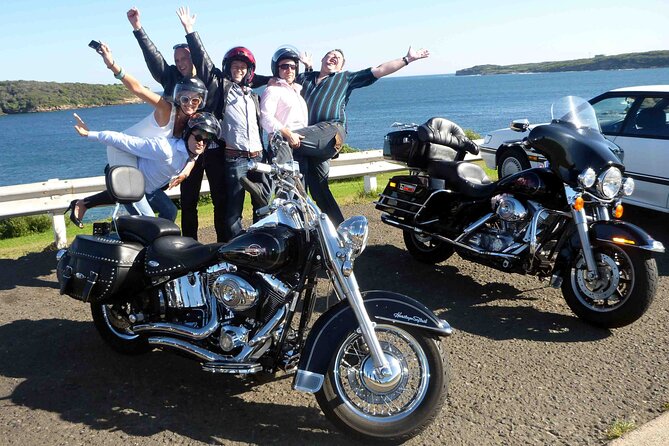 The 3 Bridges Harley Tour - see the main iconic bridges of Sydney on a Harley - Guides matter: why the Phil and Pat style shows up on the ride