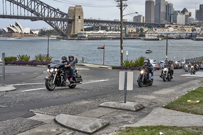 The 3 Bridges Harley Tour - see the main iconic bridges of Sydney on a Harley - Getting on and getting ready: pickup, meeting point, and included gear