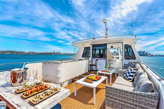 Vivid 90-Minute Sydney Harbour Intimate Catamaran Cruise with Canapes - A smarter way to watch Vivid Sydney: views without the crowd crush